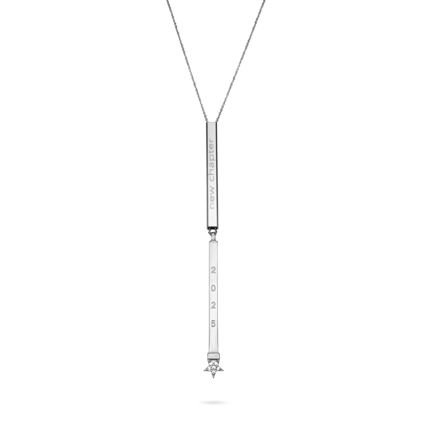 Magic Wand 2025 necklace - Silver Rhodium Plated