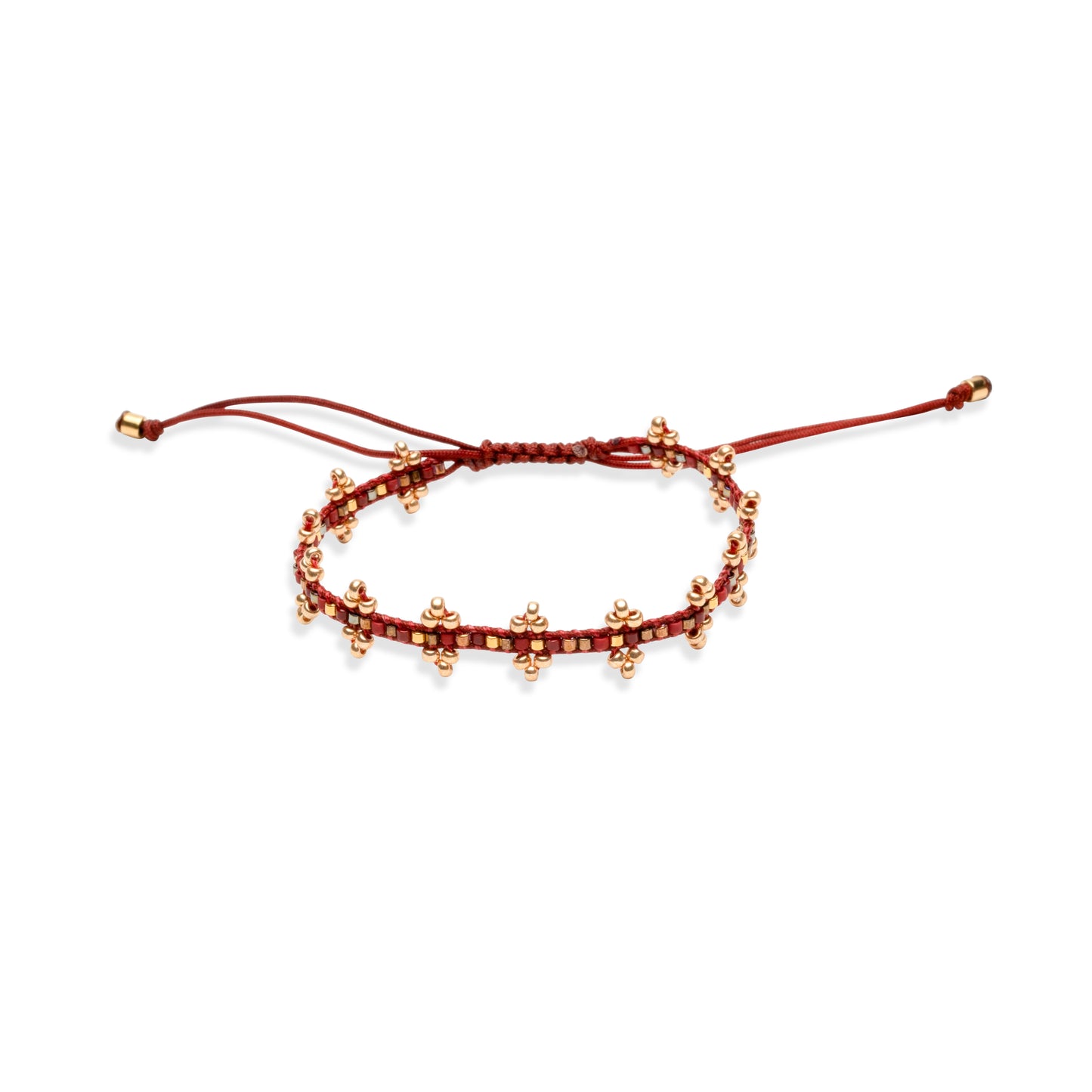 Thin Corona Bracelet - Burgundy