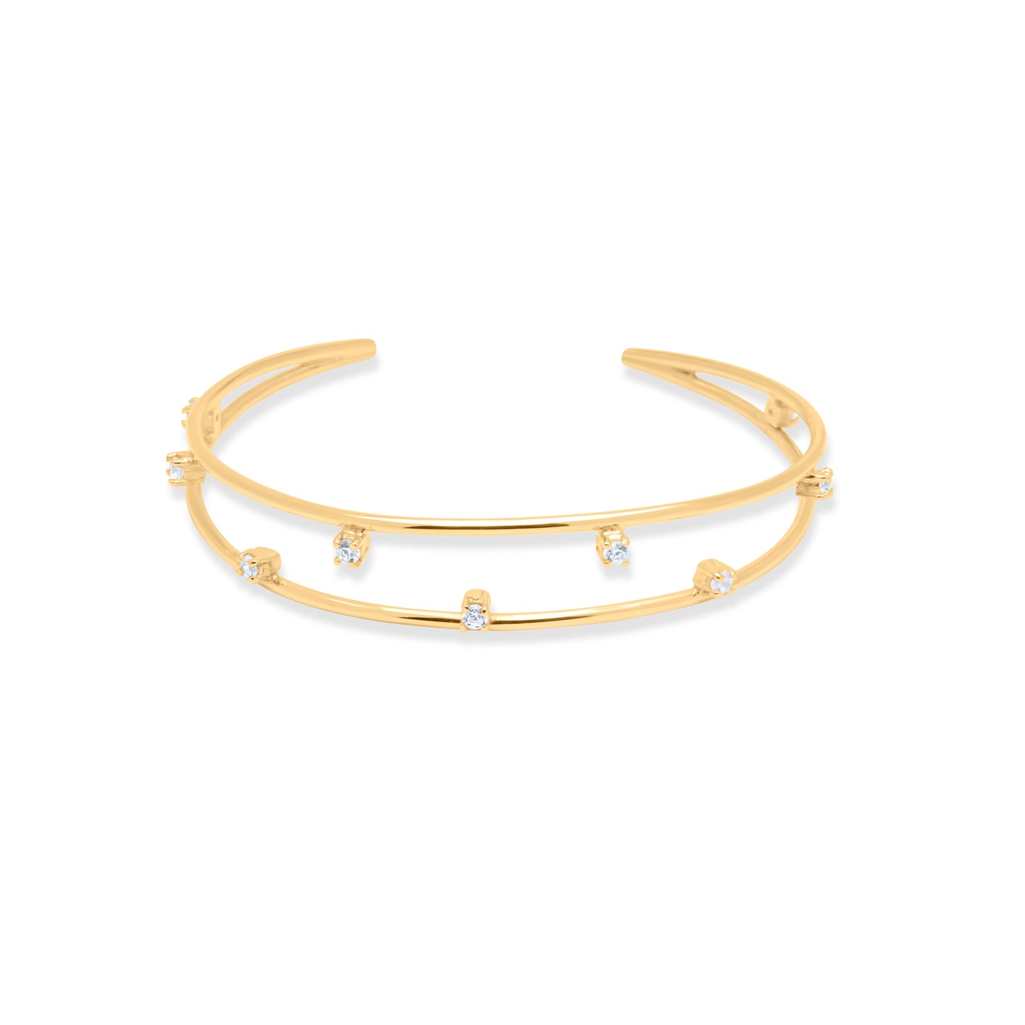 Stardust Bangle - Gold Plated