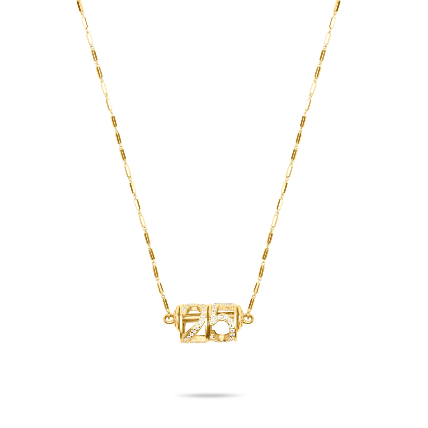 Roll 25 Lucky Necklace  - Gold Plated