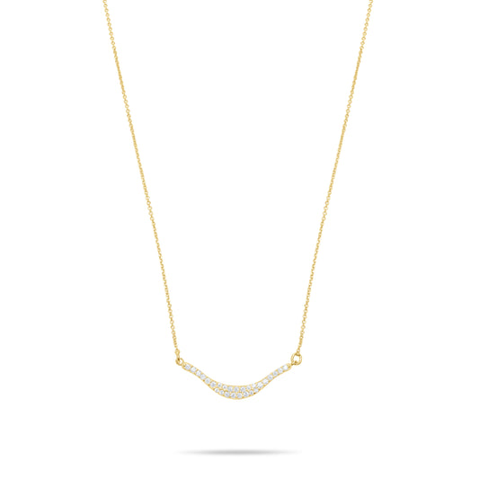 Curvet Necklace - Gold plated